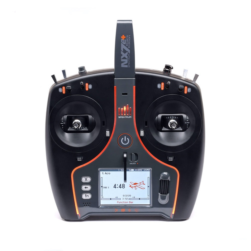 Spektrum NX7e+ 14 Channel DSM-X 2.4GHz Transmitter Black Edition SPMR7120