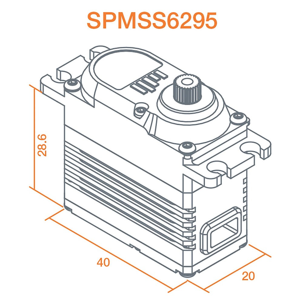 Spektrum SPMSS6295 1/8 High Speed Race Servo
