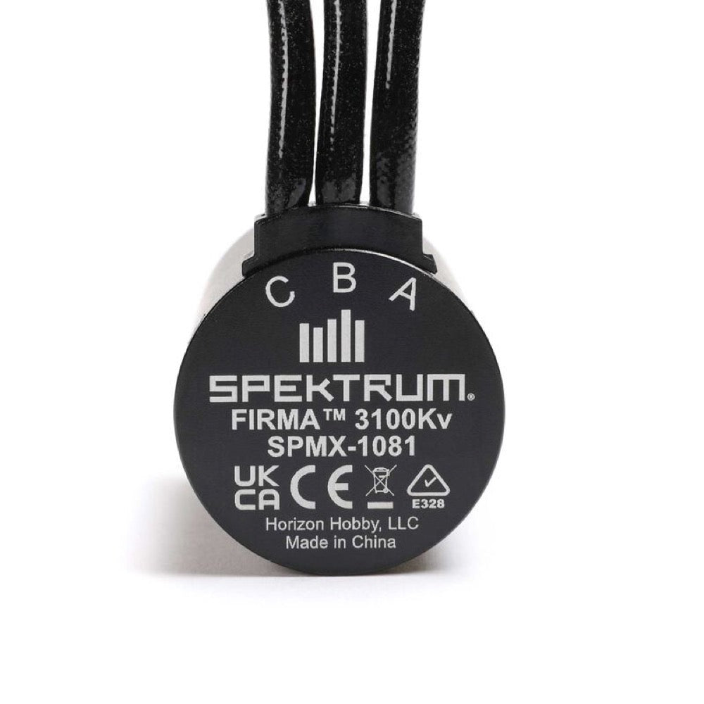 Spektrum SPMX-1081 Firma 3660 3100kv 4-Pole Sensorless Brushless Motor with 5mm Shaft