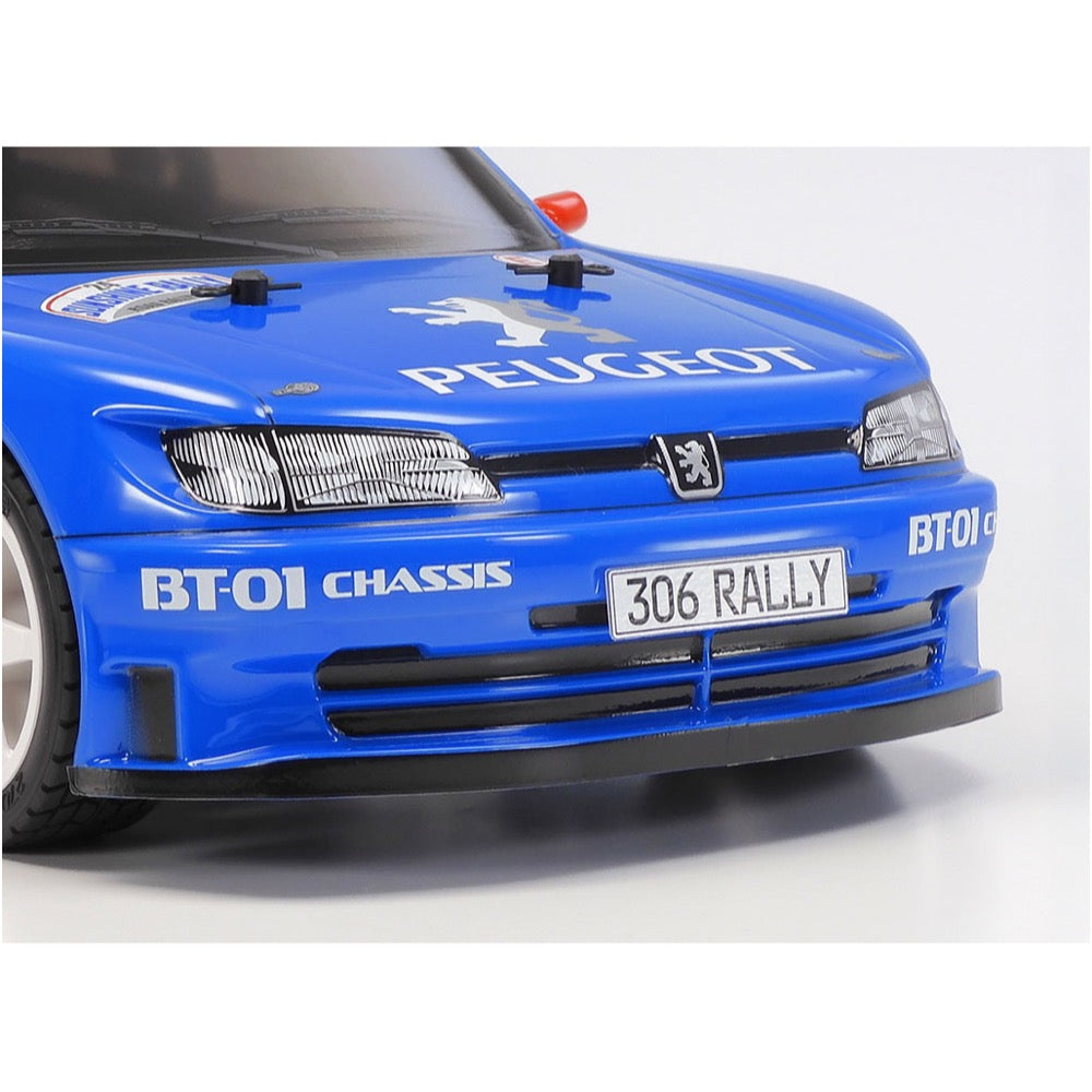 Tamiya 47513 1/10 Peugeot 306 Maxi BT-01 Limited Edition Blue Painted Body RC Car Kit