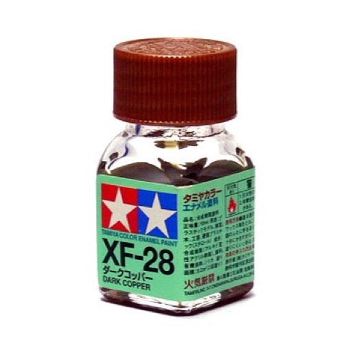 Tamiya 80328 Enamel Paint XF-28 Flat Dark Copper (10ml)