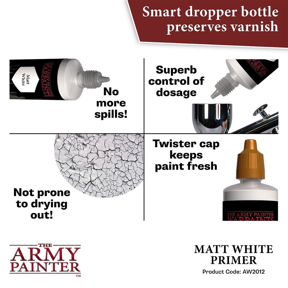 The Army Painter AW2012 Warpaints Air Primer White 100 ml
