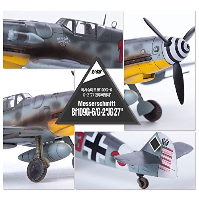 Academy 12321 1/48 Messerschmitt Bf109G-6/G-2 "JG 27"