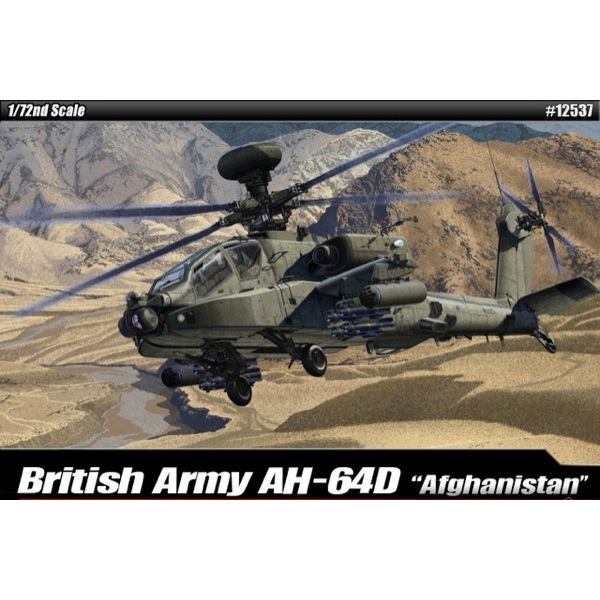 Academy 12537 1/72 British Army AH-64 "Afghanistan" Apache