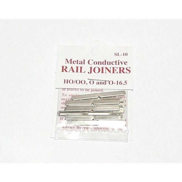 Peco SL10 HO/OO Code 100 Metal Rail Joiners (24 Pack)