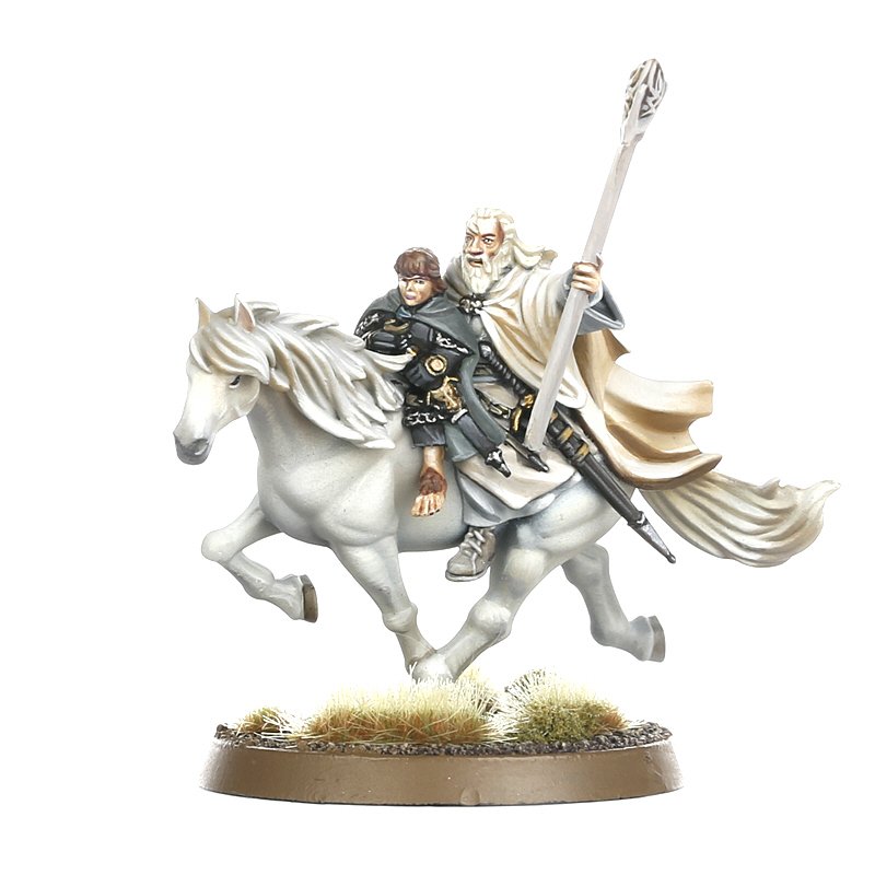 Middle-Earth Gandalf the White and Peregrin Took