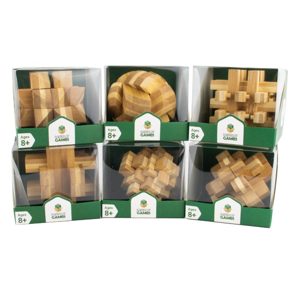 LPG 3D Bamboo Brainteaser Series 1 Assorted LPG-PU8205 742033923290