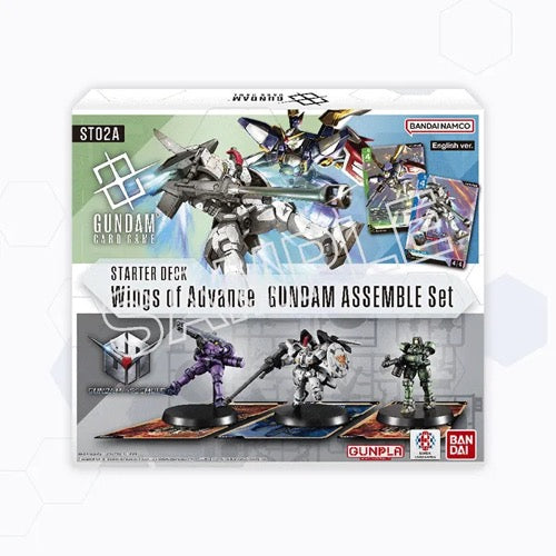 Gundam Card Game: Gundam Assemble Starter Set Display – Wings of Advance [ST02A]