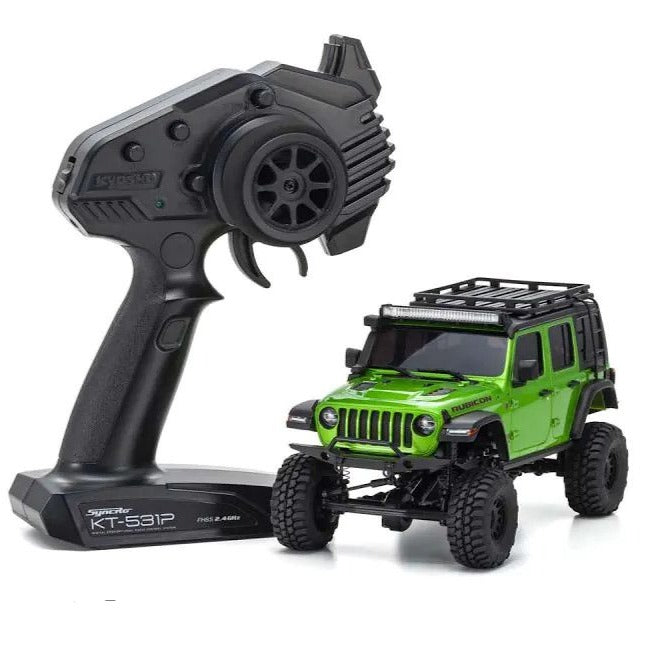 Kyosho 32528GR Mini-Z 4x4 MX-01 Readyset Jeep Wrangler Unlimited Rubicon Green