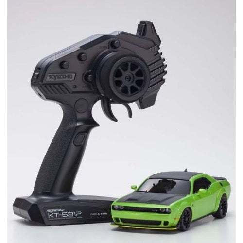 Kyosho 32621 MG Dodge Challenger SRT Hellcat Redeye Sublime Mini-Z AWD MA-020 Series Readyset