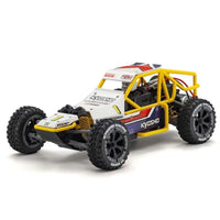 Kyosho 1/10 2WD Sand Master 2.0 RC Buggy EZ Series Readyset White and Blue 34405T1