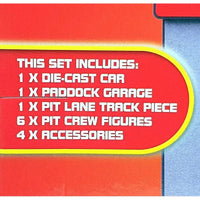 Bburago 36862 1/43 2024 Ferrari No.16 Charles Leclerc Pit Pass Competition Set