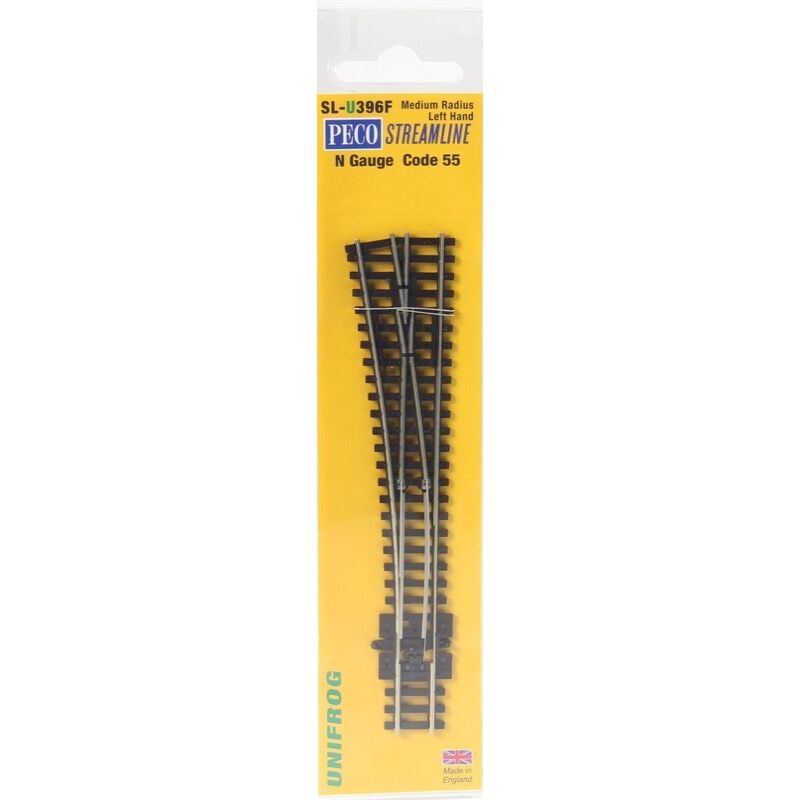 Peco N Unifrog Medium Radius L/H