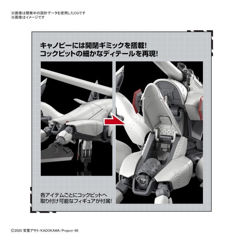 Bandai 50633401 1/48 HG Reginleif Shin Use 86
