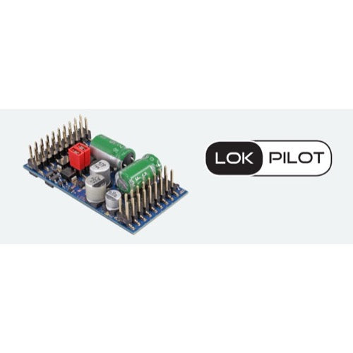 ESU 59315 LokPilot 5 L DCC/MM/SX/M4 Pinheader with Adapter Gauge 0/G/I