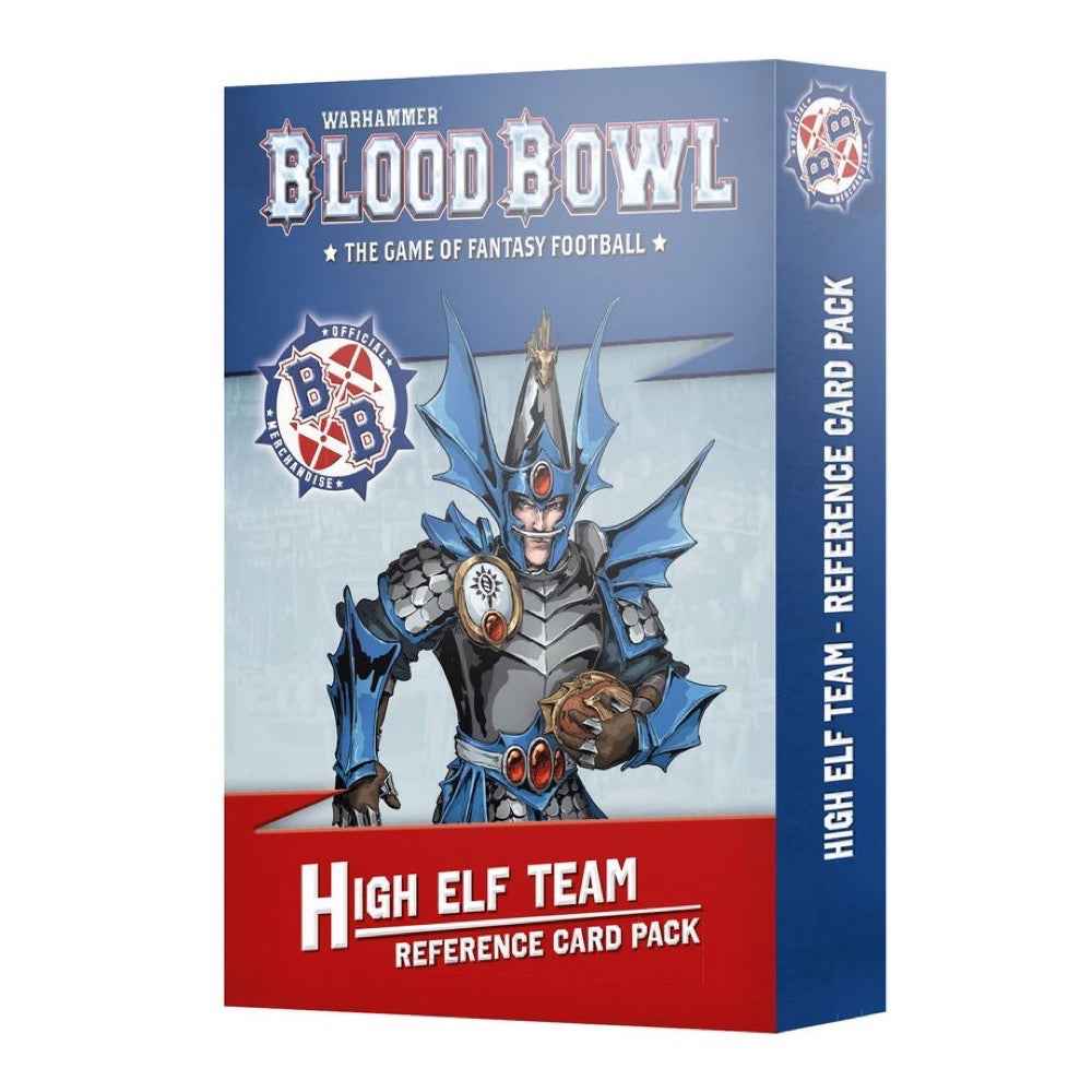 Warhammer Blood Bowl High Elf Team Reference Cards