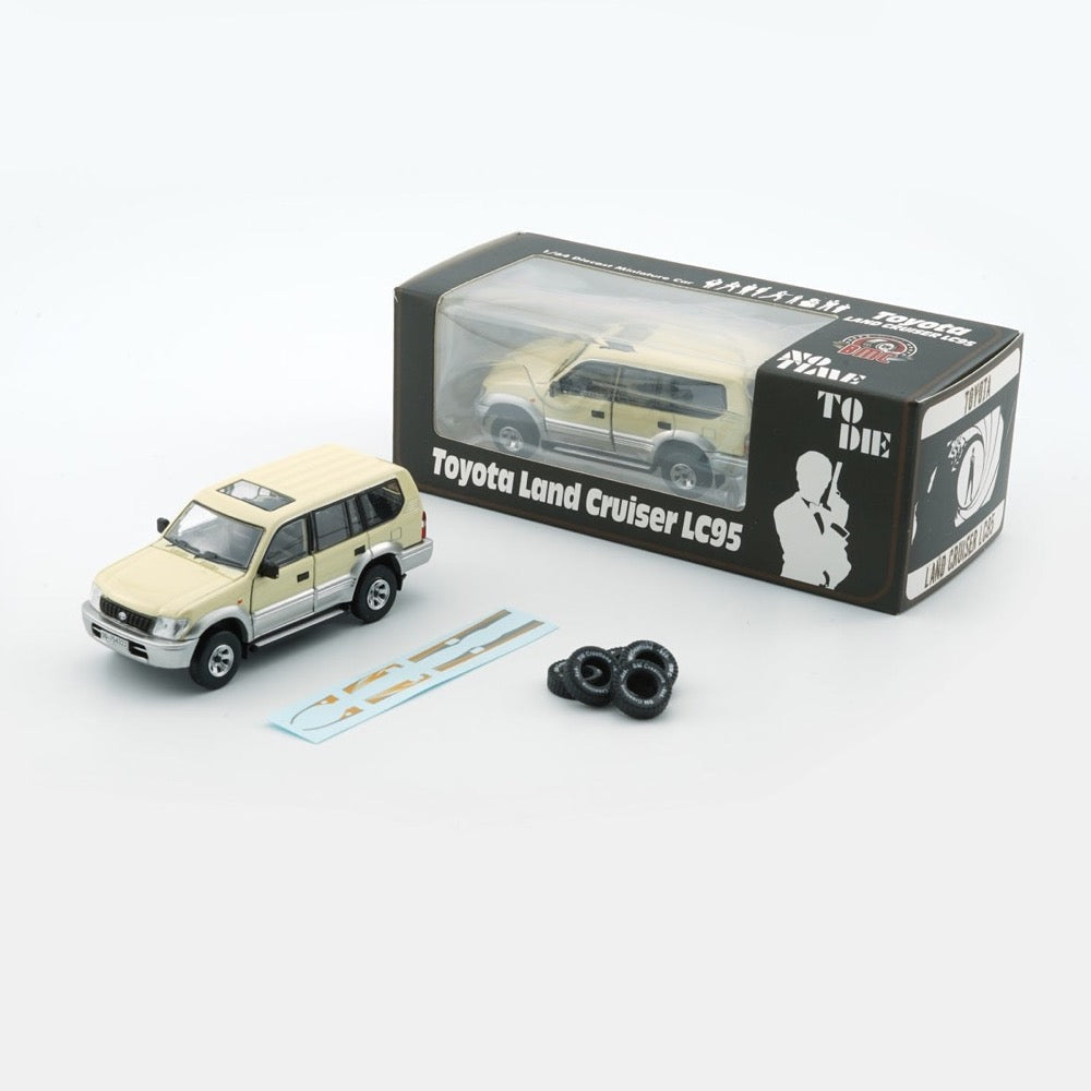 BM Creation 1/64 Toyota Land Cruiser LC95 Ivory Bond RHD