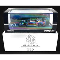 Inno 64-LBWKF40-CHS 1/64 LBWK F40 Chrome Silver