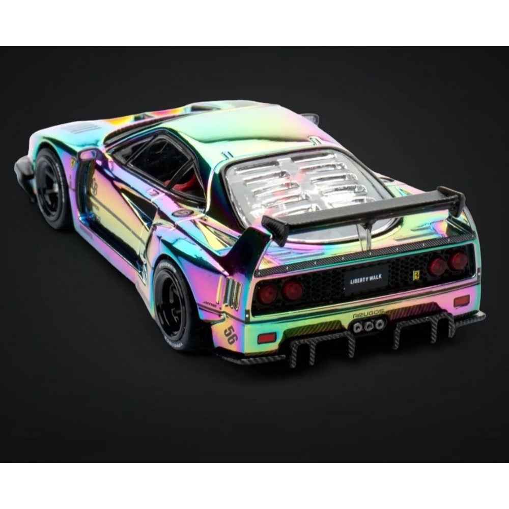 Inno 64-LBWKF40-CHS 1/64 LBWK F40 Chrome Silver