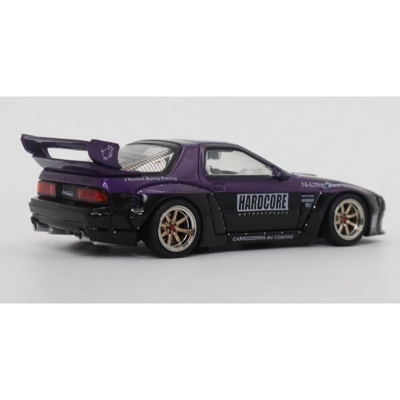 Inno 64-RX7FCP-PB 1/64 Mazda Rx-7 FC3S Pandem Rocket Bunny Purple