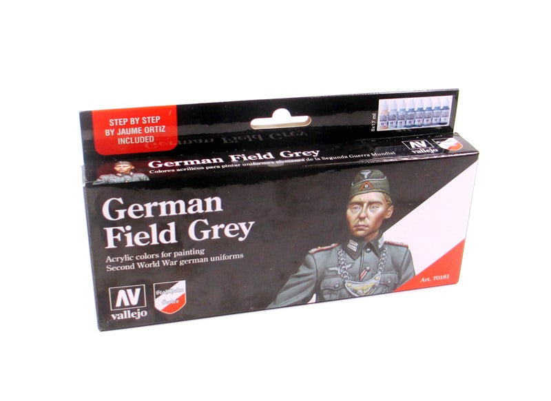 Vallejo 70181 German Field Grey Uniform 8 Color Set