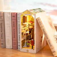 Robotime Rolife DIY Bookends Sunshine Town 6946785117714