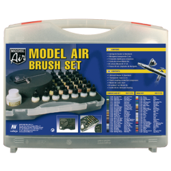 Vallejo Model Air Comouflage Colours w/Airbrush and Hose