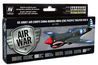 Vallejo 71184 Air US Army Air Corps China-Burma-India Pacific Theater Paint Set