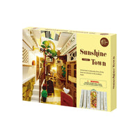 Robotime Rolife DIY Bookends Sunshine Town 6946785117714