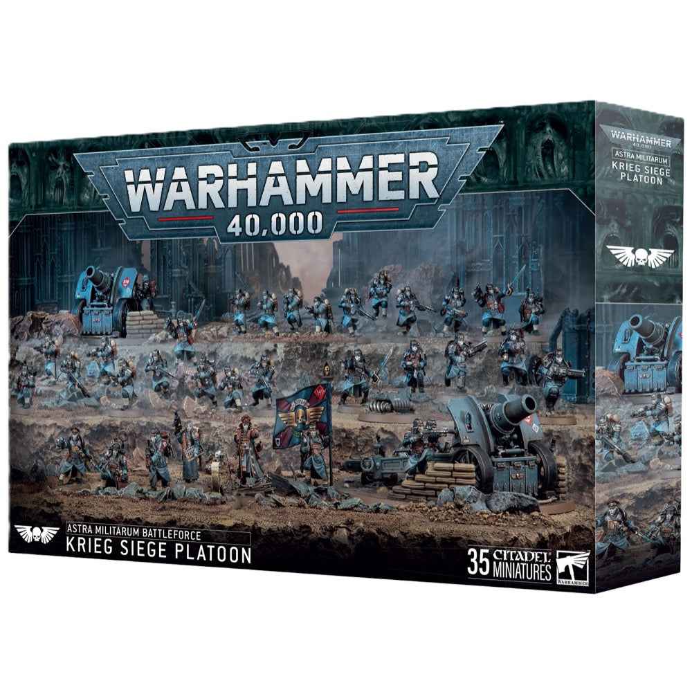 Warhammer 40000 Astra Militarum Krieg Siege Platoon