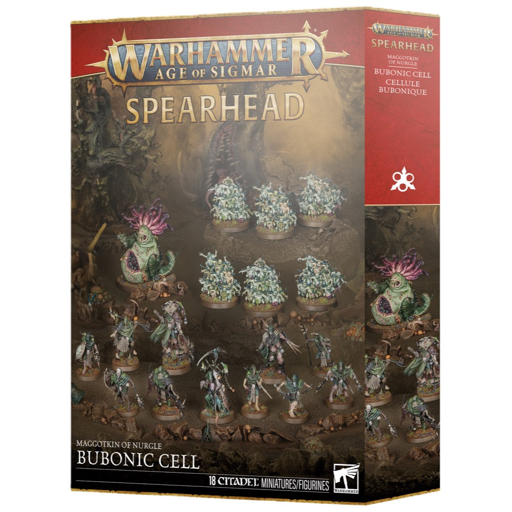 Warhmmer Age of Sigmar Spearhead Maggotkin Of Nurgle Bubonic Cell