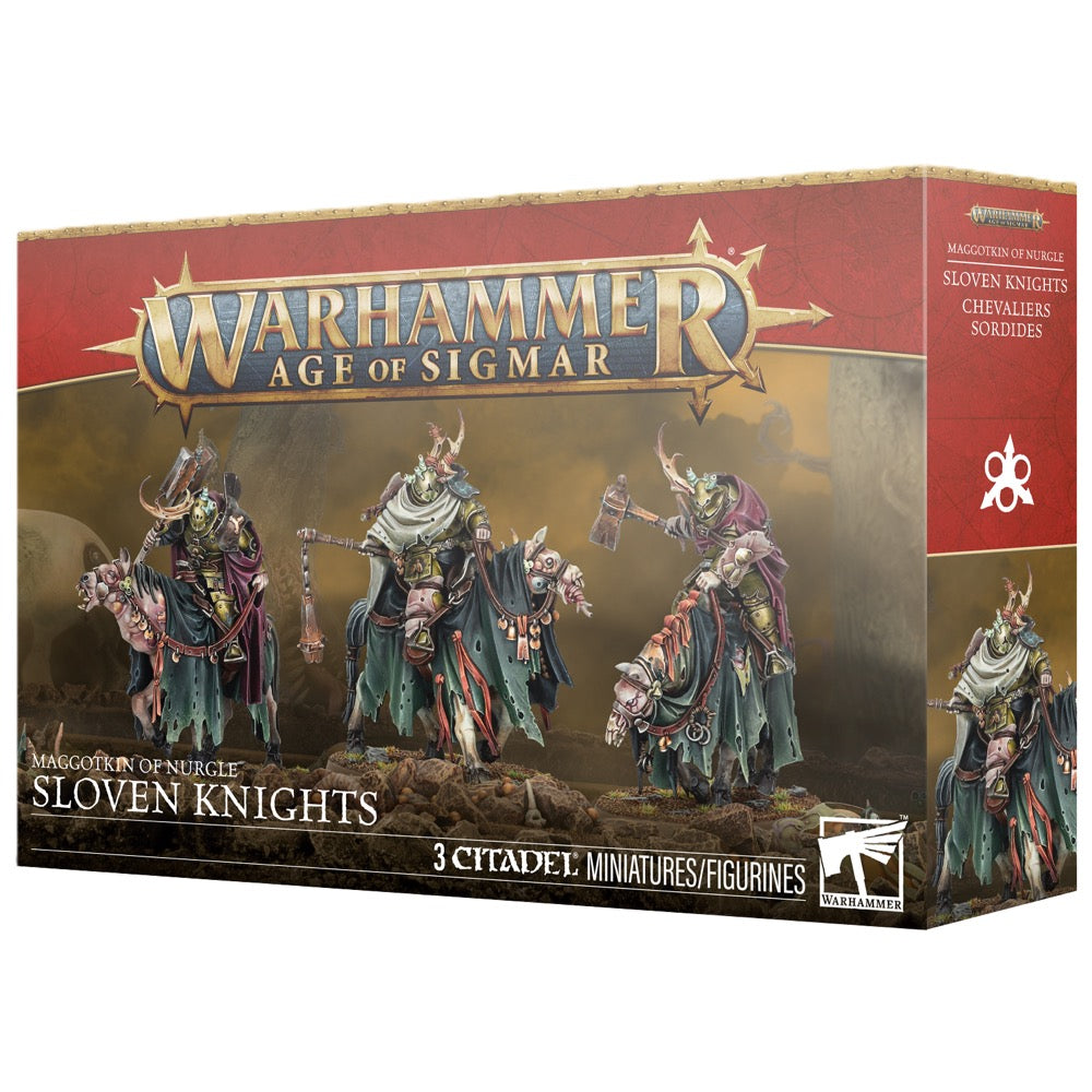 Warhmmer Age of Sigmar Maggotkin Of Nurgle Sloven Knights
