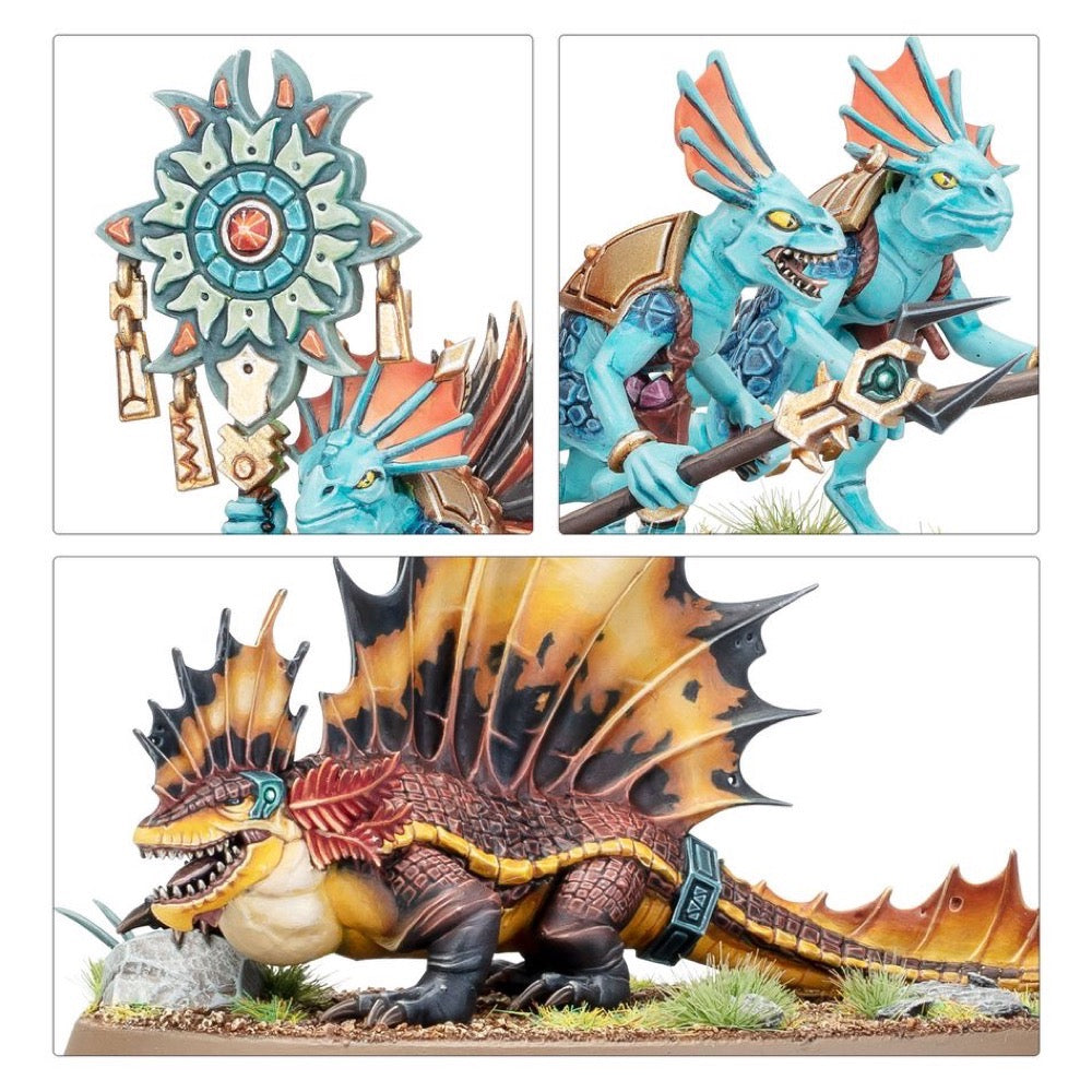 Warhammer Age of Sigmar Spearhead Seraphon Sunblooded Prowlers