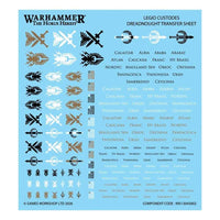 Warhammer The Horus Heresy Legio Custodes Battle Group