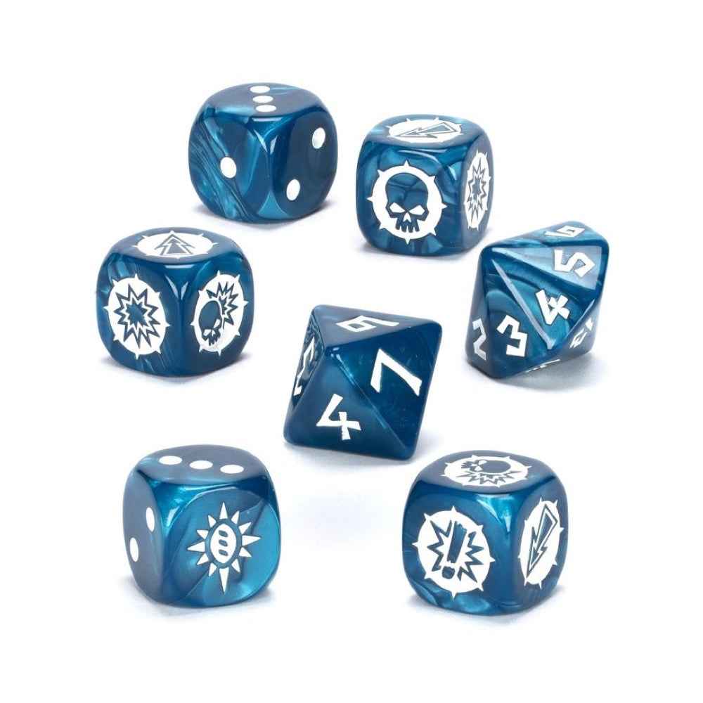 Warhammer Blood Bowl High Elf Team Dice Set