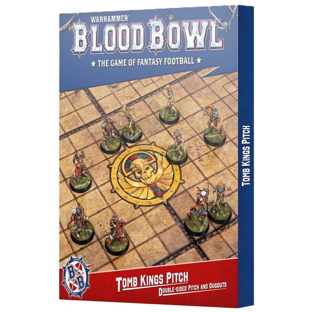 Blood Bowl Tomb Kings Team Pitch & Dugouts