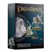 Middle-Earth Gandalf the White and Peregrin Took