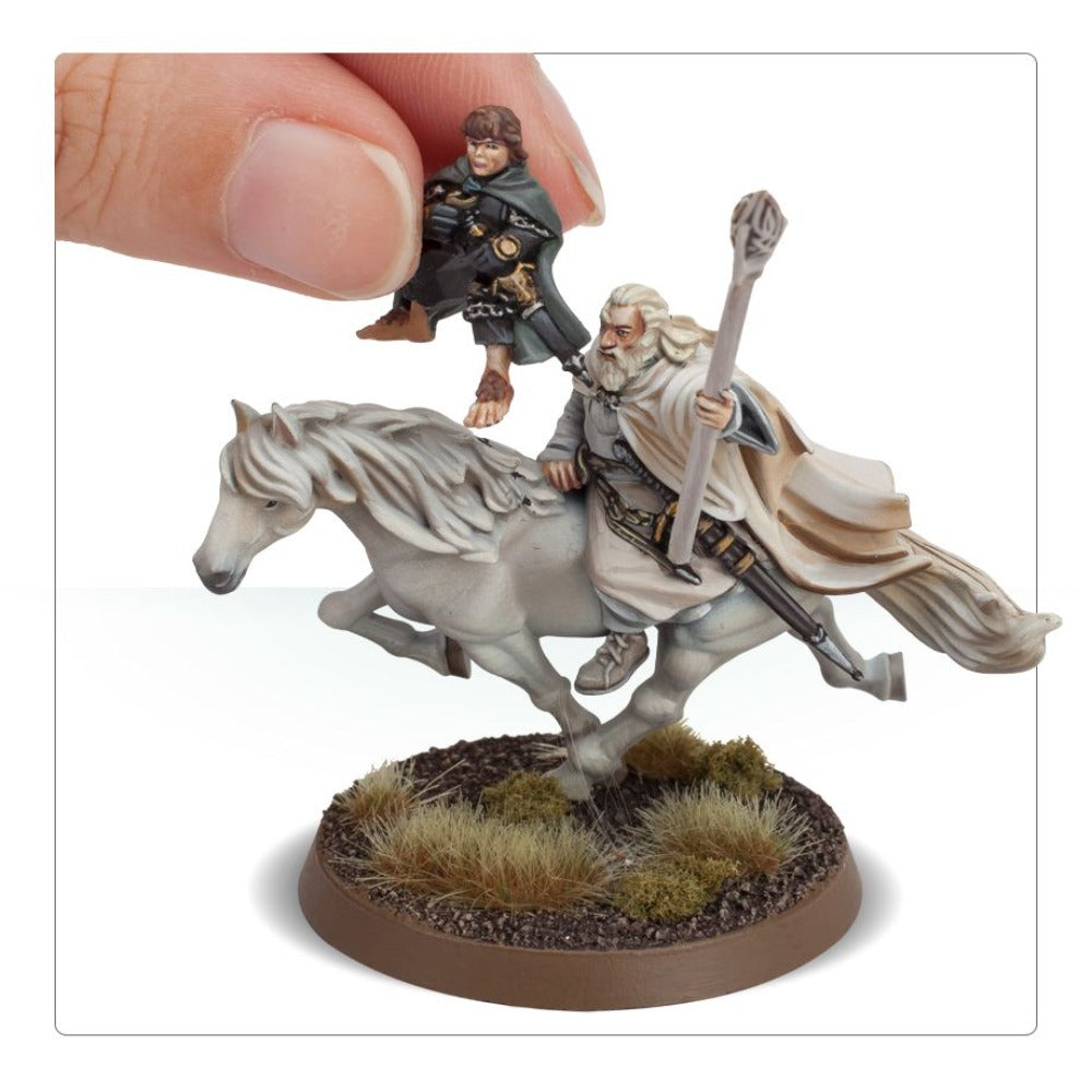 Middle-Earth Gandalf the White and Peregrin Took