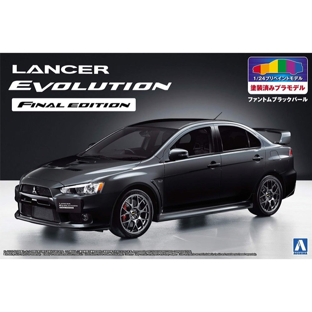 Aoshima 1/24 Lancer Evolution X Final Ed. Black