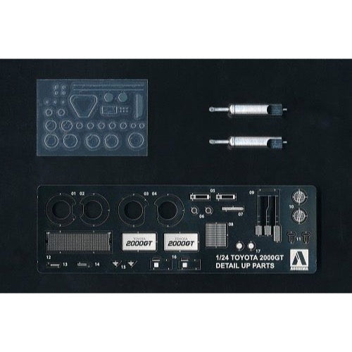 Aoshima A005730 1/24 Toyota MF10 2000GT 1969 Detail Up Parts