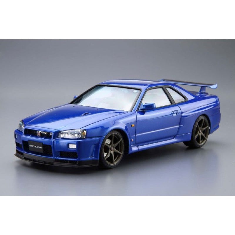Aoshima A005858 1/24 Nissan BNR34 Skyline GT-R V-Spec II 2002