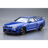Aoshima A005858 1/24 Nissan BNR34 Skyline GT-R V-Spec II 2002