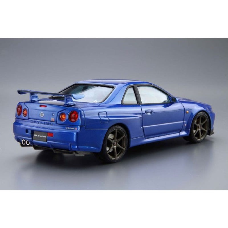 Aoshima A005858 1/24 Nissan BNR34 Skyline GT-R V-Spec II 2002