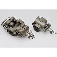 Aoshima 005891 1/35 3 1/2T Truck SKW-476 with Field Kitchen & Water Tank Trailer