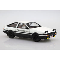 Aoshima A005954 1/24 Takumi Fujiwara AE86 Trueno Project D with Driver Figure 4905083059548
