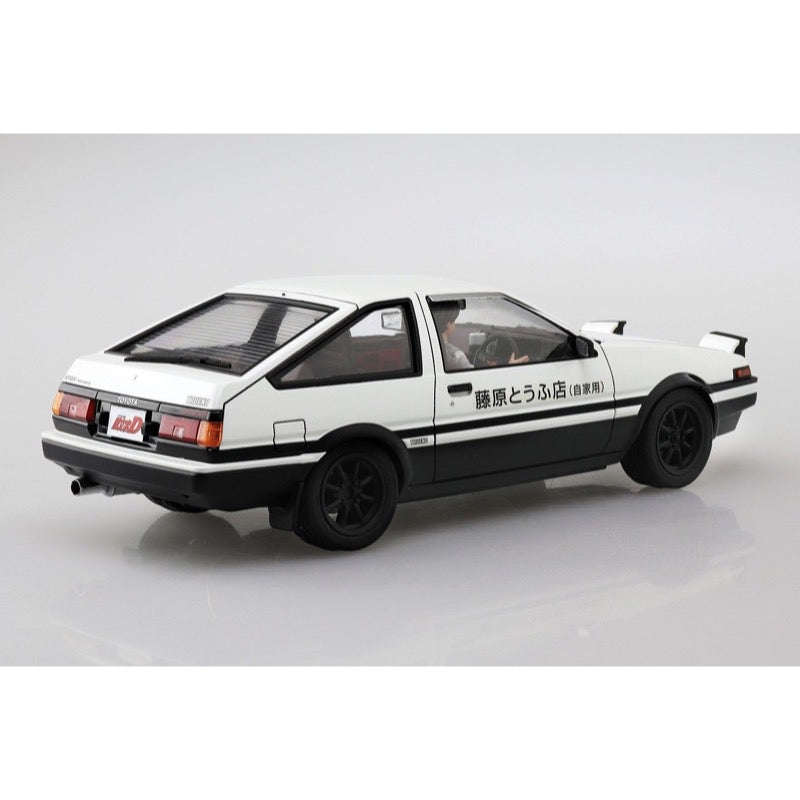 Aoshima A005954 1/24 Takumi Fujiwara AE86 Trueno Project D with Driver Figure 4905083059548