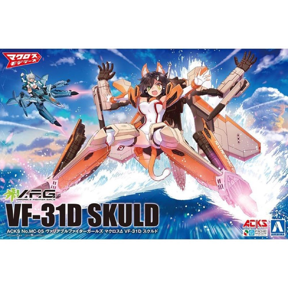 Aoshima A006180 MC-08 V.F.G. VF-31D Skuld SP Macross Delta