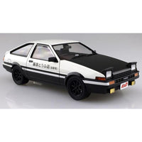 Aoshima 006198 1/24 Initial D Fujiwara Takumi AE86 Trueno Project D Ver. Pre-painted Plastic Model Kit