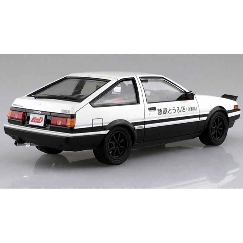 Aoshima A006198 1/24 Initial D Fujiwara Takumi AE86 Trueno Project D Version Prepainted