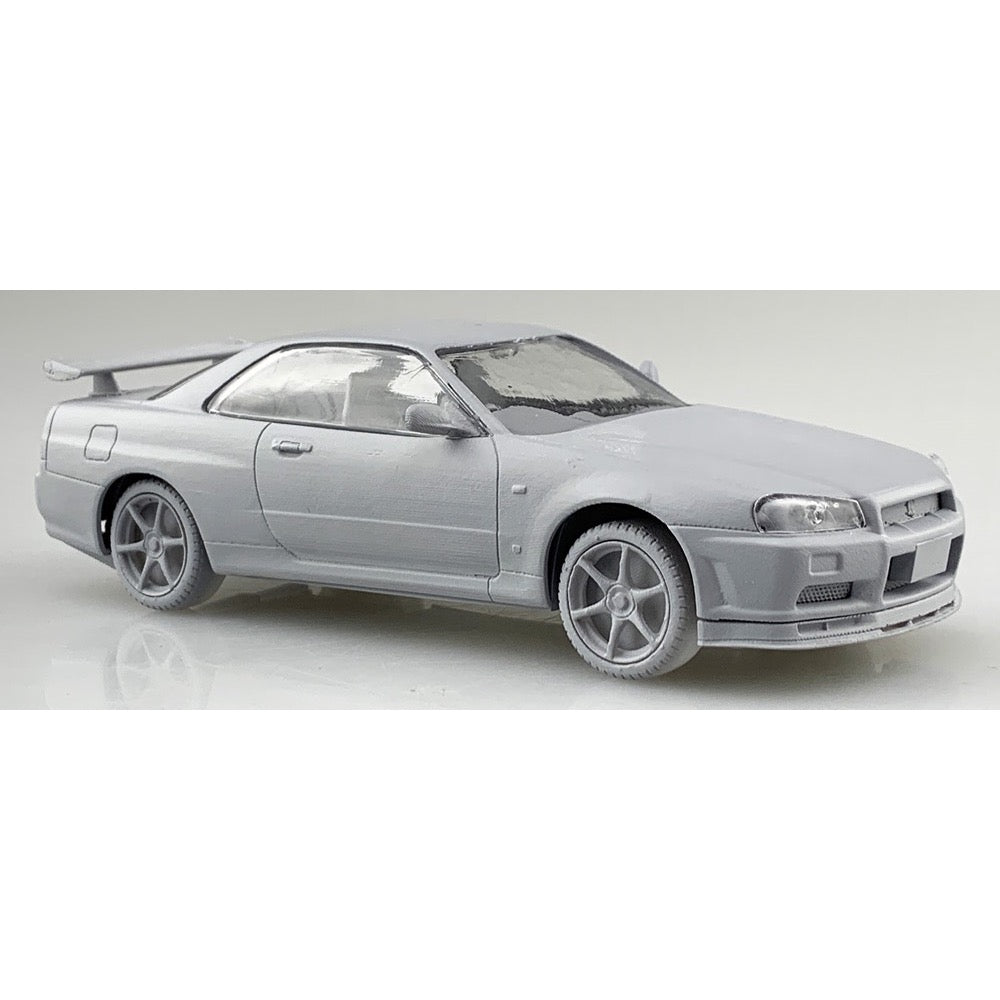 Aoshima A006251 1/32 Nissan R34 Skyline GT-R White Snap Kit